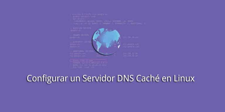 configurar un servidor dns cache en linux