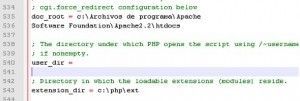 ;cgi.force_redirect configuration below doc_root = c:\archivos de programa\Apache Software Foundation\Apache2.2\htdocs