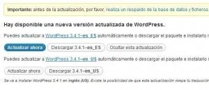 actualizar wordpress 3.4.1