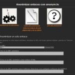 Enlaces anónimos por medio de Anonym.to