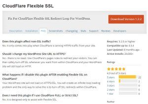cloudfare flexible ssl plugin