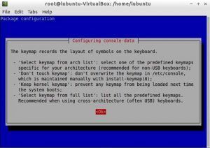 Distribucion teclado linux | configurar console-data