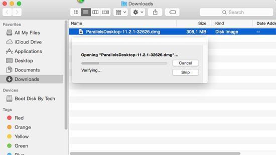 instalar parallels desktop dmg
