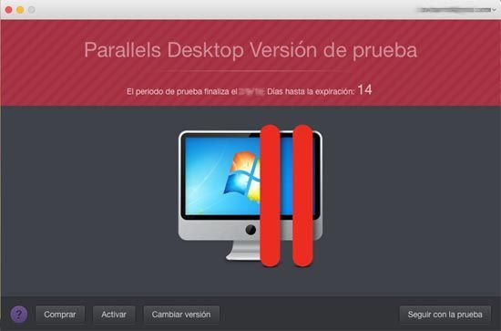 paralells desktop-version de prueba