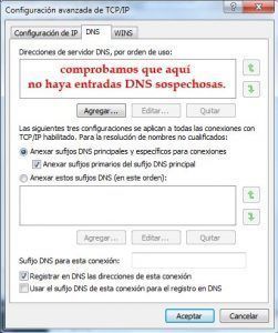 Comprobar Secuestro DNS
