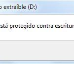 el disco esta protegido contra escritura