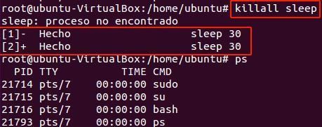 comando killall Linux