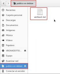 ficheros recurso compartido publico samba linux