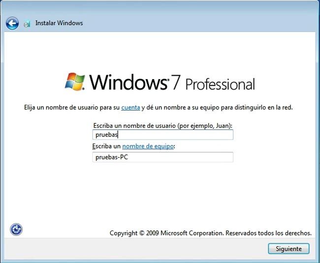 sysprep instalar windows nombre usuario y equipo