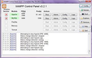 Servicios Xampp | servidor web publico