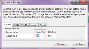 Modificar puerto Xampp | Servidor web publico