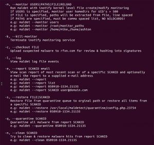 opciones linux malware detect-2