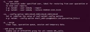 opciones linux malware detect-3