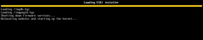 Loading esxi installer-3