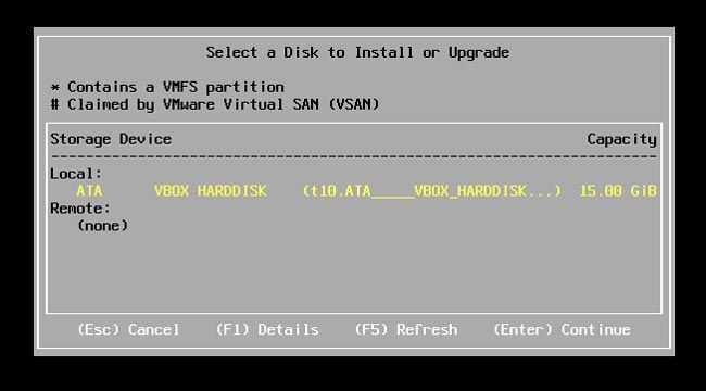 esxi-select-a-disk-to-install-or-upgrade