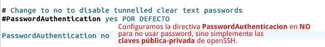 ssh passwordauthentication