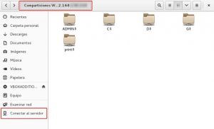 copiar archivos linux windows navegador archivos