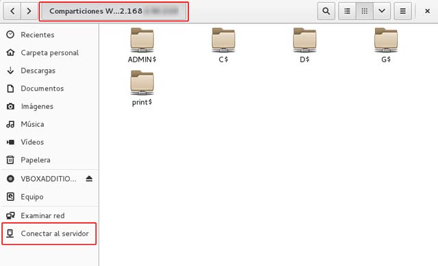 copiar archivos linux windows explorador archivos