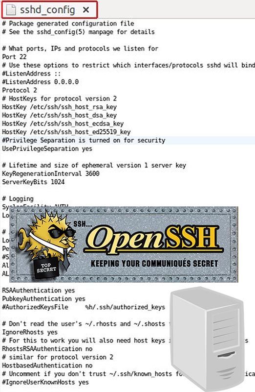 servidor open ssh