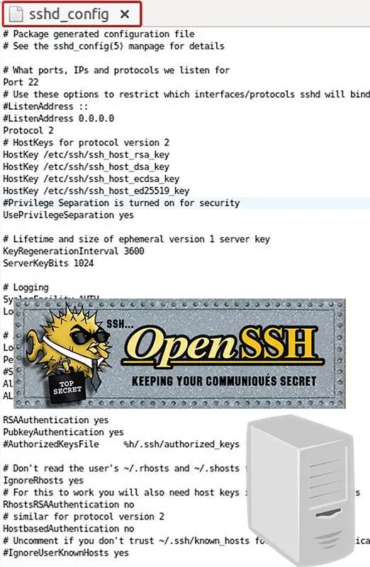 Servidor open SSH