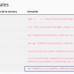 Ejemplo de tarea Cron en CPANEL