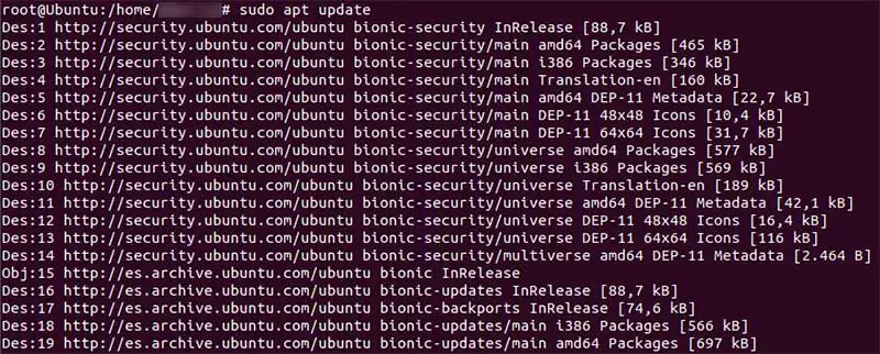 Actualizar Ubuntu