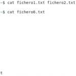 concatenar varios ficheros con cat y redirigir el resultado a un fichero