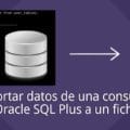 exportar registro consulta sql a fichero