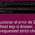 No RSA host key is known and you have requested strict checking